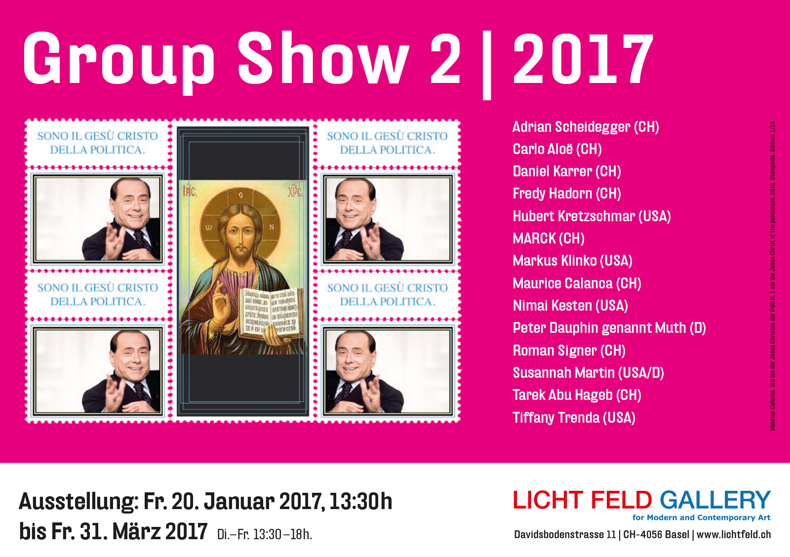 LICHT FELD GALLERY Groupshow #2 2017