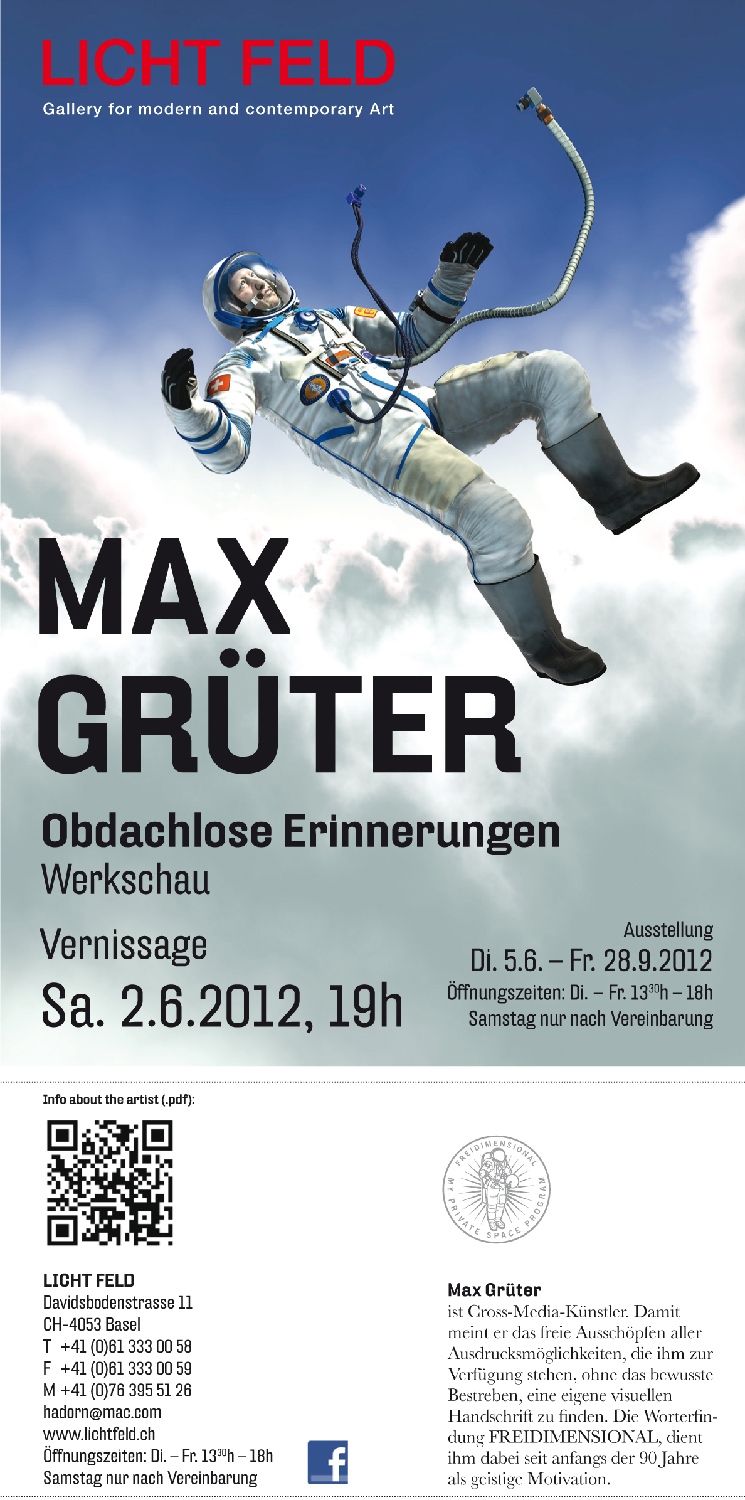 Max Grüter Exhibition @ Licht Feld Gallery